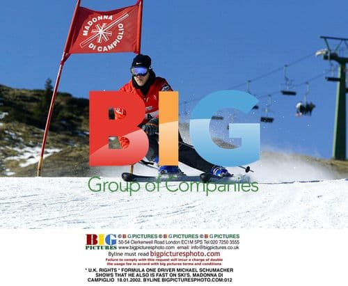 Michael Schumacher Skiing in Italy