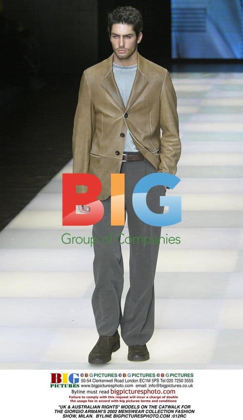Giorgio Armani 2002 Menswear Fashion Show
