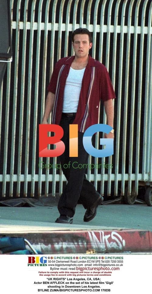 Ben Affleck on set of 'Gigli' in LA