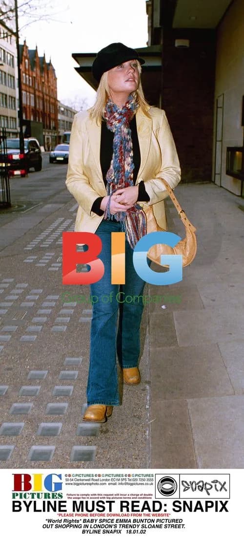 Baby Spice Emma Bunton Shopping in London