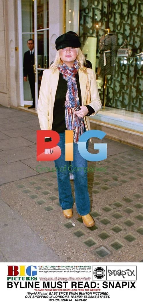 Baby Spice Emma Bunton Shopping in London