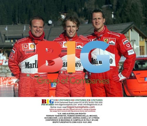 Ferrari Team Mates at Press Conference