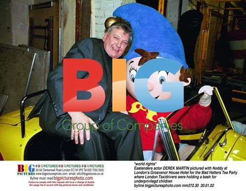 Derek Martin and Noddy at Mad Hatters Tea Party