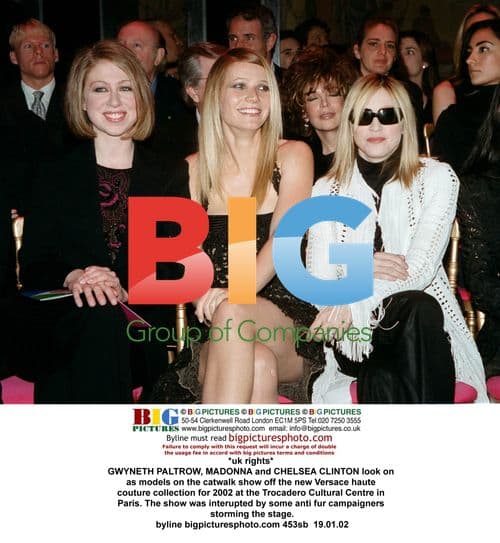 Celebrities Attend Versace Haute Couture Show in Paris