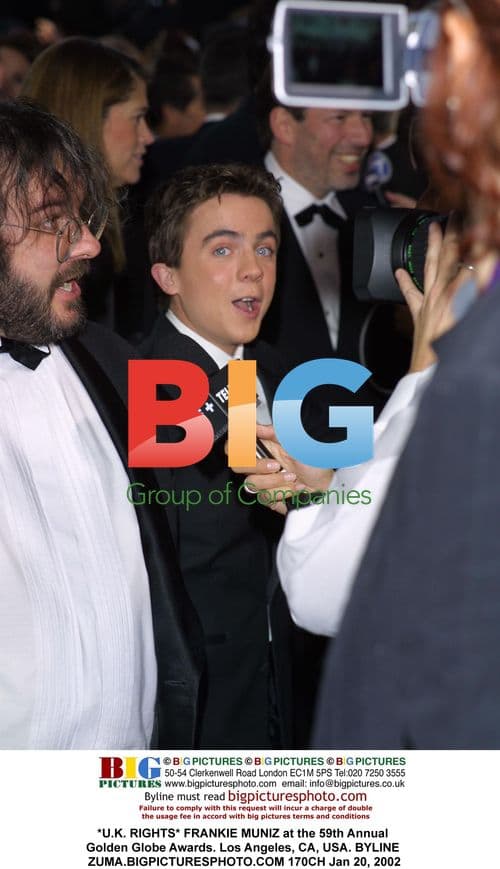 Frankie Muniz at 59th Golden Globes