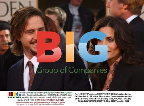 Courteney Cox & David Arquette at Golden Globes