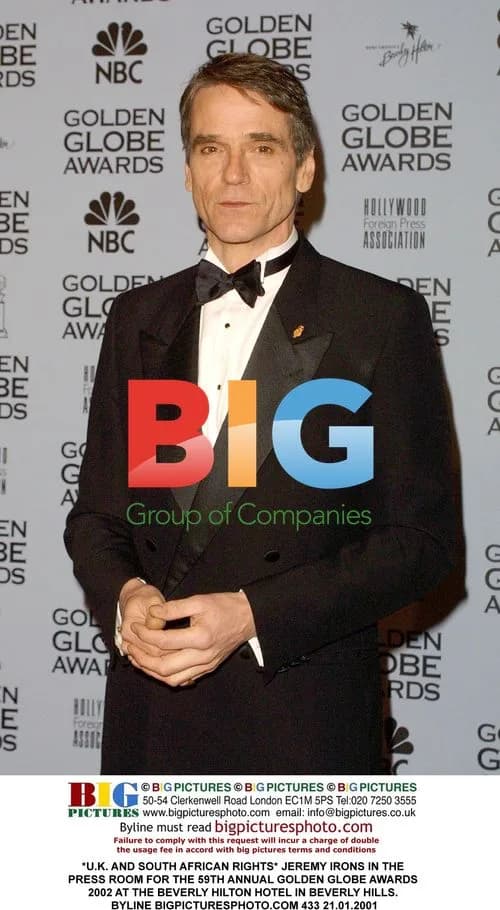 Jeremy Irons at 59th Golden Globes