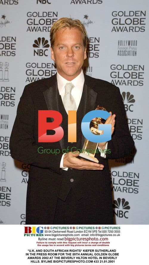 Kiefer Sutherland at 59th Golden Globes