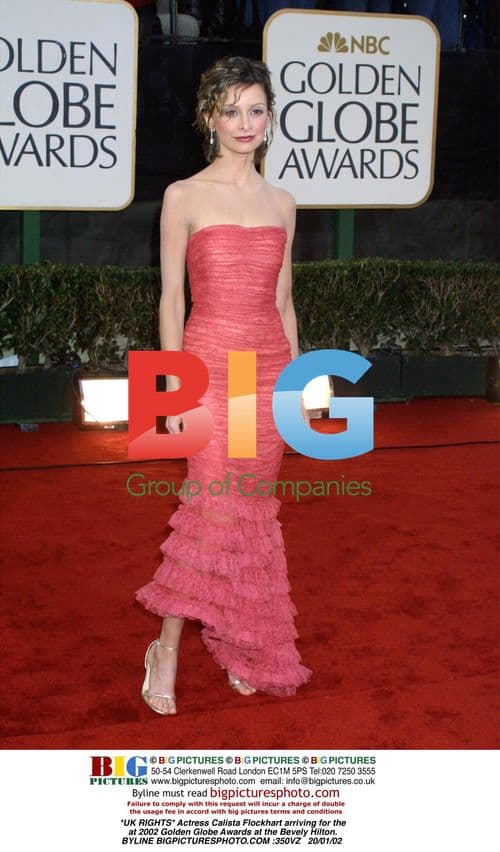 Calista Flockhart at 2002 Golden Globe Awards