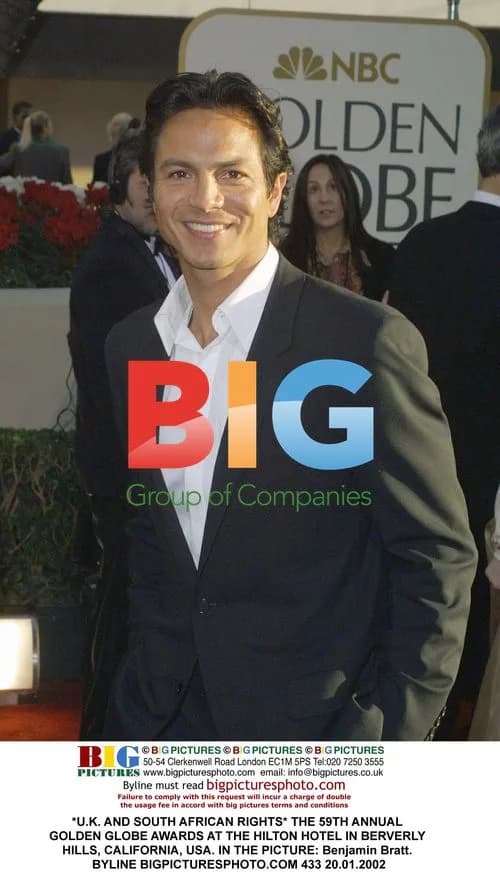 Benjamin Bratt at 59th Golden Globes
