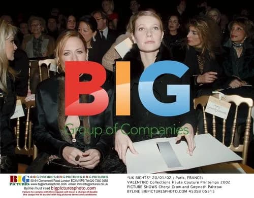 Cheryl Crow and Gwyneth Paltrow at Valentino Fashion Show