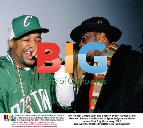 Damon Dash and P. Diddy at Reebok Party