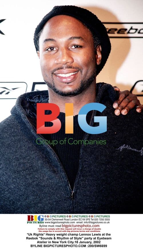 Lennox Lewis at Reebok Party in NYC