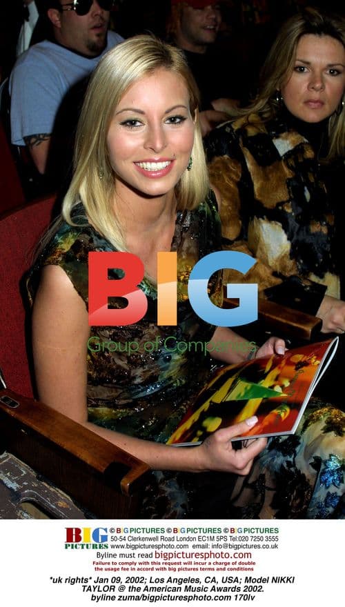 Nikki Taylor at American Music Awards 2002