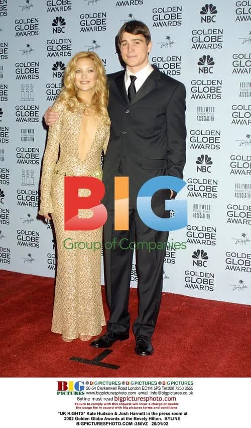 Kate Hudson & Josh Harnett at 2002 Golden Globes