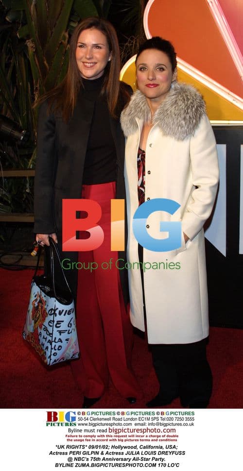 Peri Gilpin and Julia Louis-Dreyfus at NBC 75th Anniversary