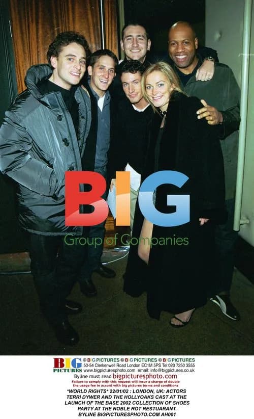 Hollyoaks Cast at BASE 2002 Shoe Launch