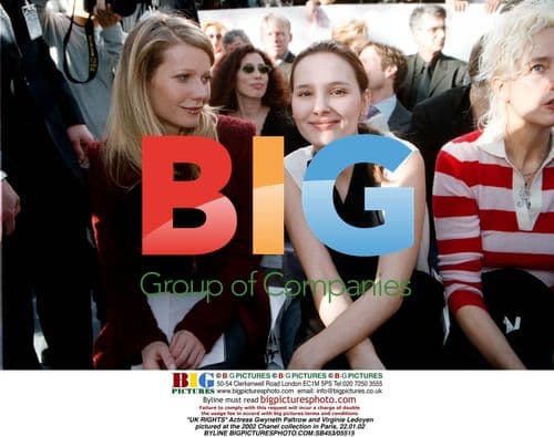 Gwyneth Paltrow and Virginie Ledoyen at Chanel fashion show