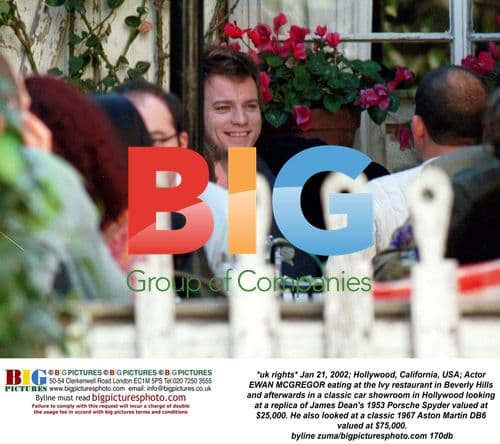 Ewan McGregor at the Ivy, Hollywood