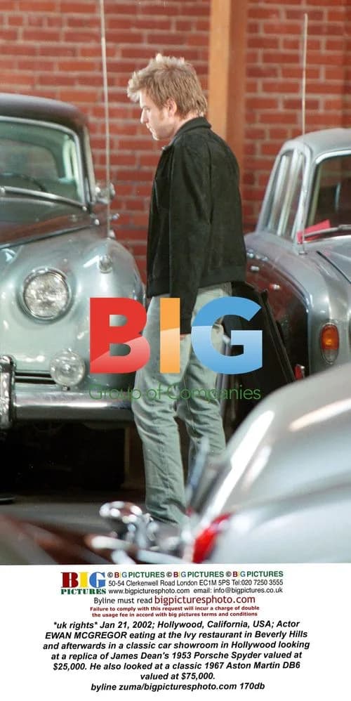 Ewan McGregor at the Ivy and Classic Cars