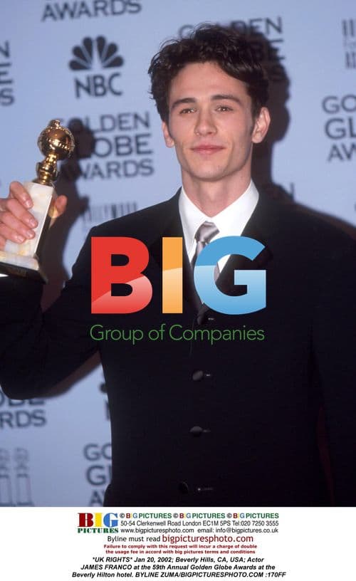 James Franco at 59th Golden Globes