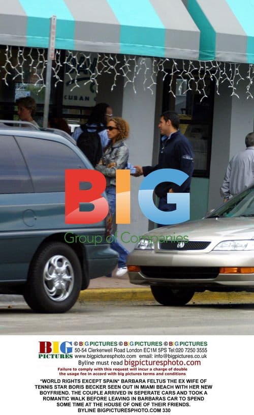 Barbara Feltus Out with New Boyfriend in Miami