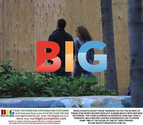 Barbara Feltus with new boyfriend in Miami