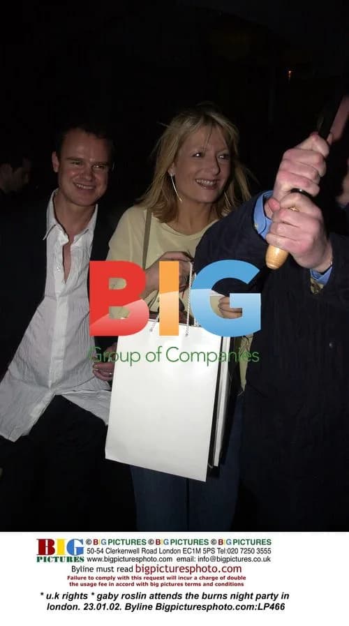 Gaby Roslin at Burns Night Party in London