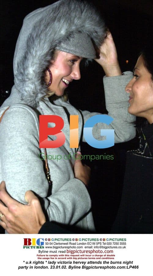 Lady Victoria Hervey at Burns Night Party