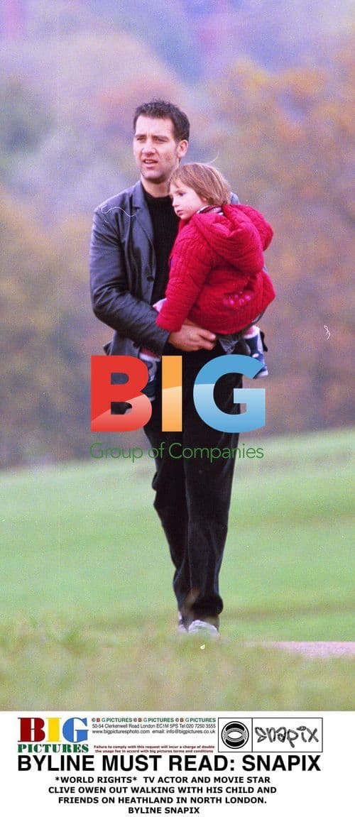 Clive Owen spotted out with family in London