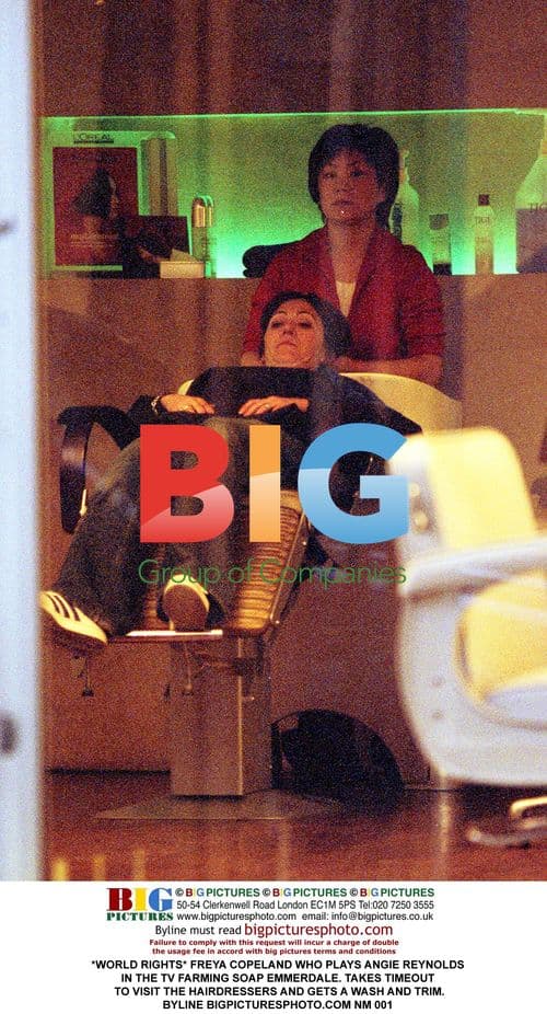 Freya Copeland Visits Hairdresser