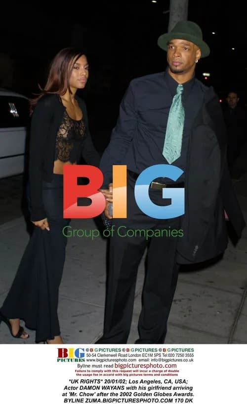 Damon Wayans with girlfriend at Golden Globes afterparty