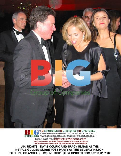 Katie Couric and Tracy Ulman at InStyle Golden Globe Party