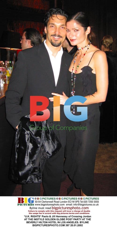 Paolo & Jill Hennessy at InStyle Golden Globe Post Party