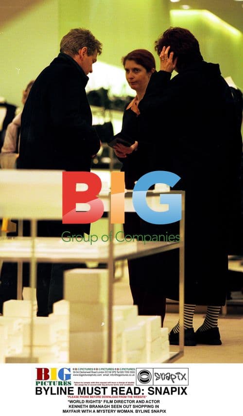 Kenneth Branagh Spotted Christmas Shopping