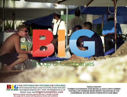 EASTENDERS' Michelle Gayle with Husband Mark Bright