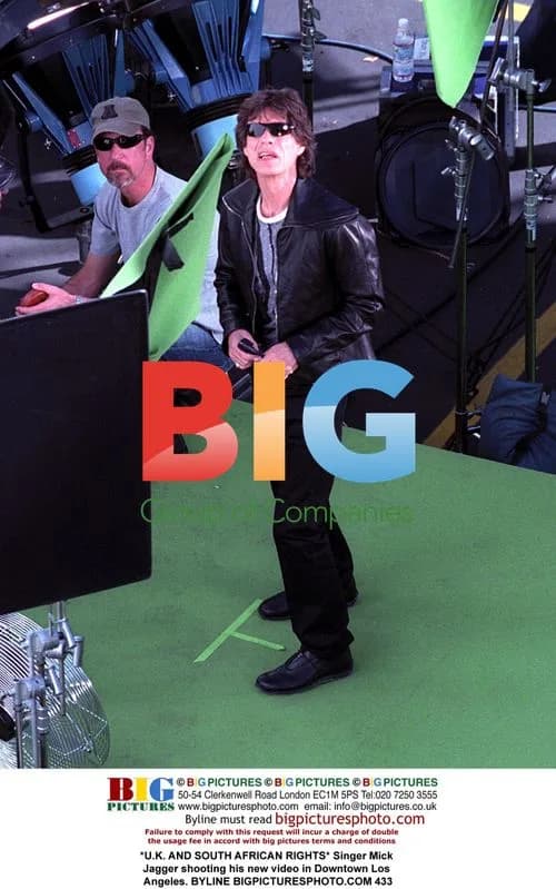 Mick Jagger filming new video in LA
