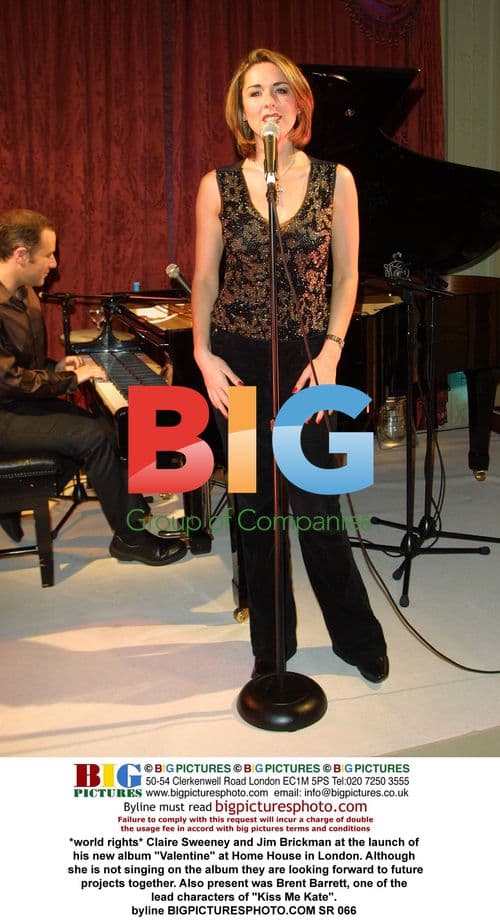 Claire Sweeney and Jim Brickman at album launch