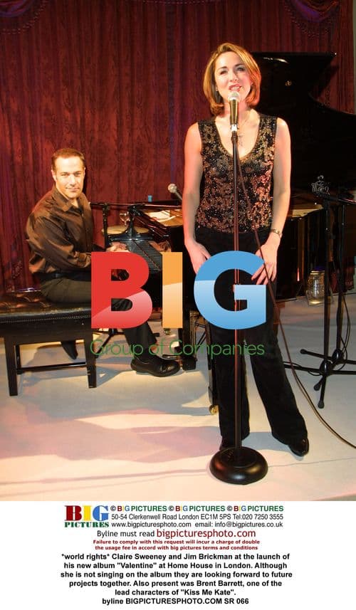 Claire Sweeney and Jim Brickman album launch