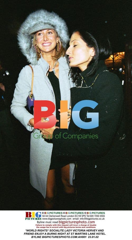 Lady Victoria Hervey at Burns Night