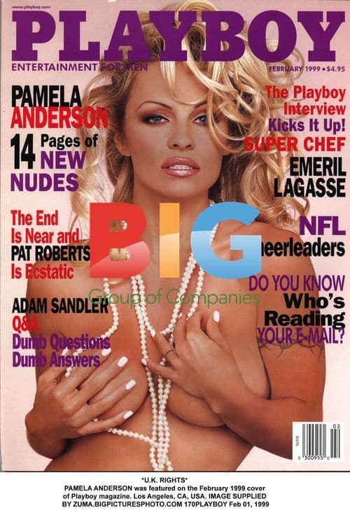 Pamela Anderson on Playboy February 1999 cover