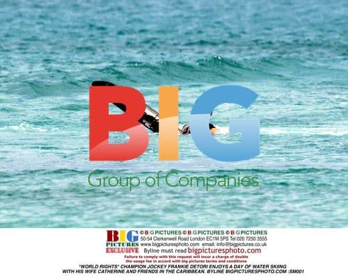 Jockey Frankie Detori Water Skiing