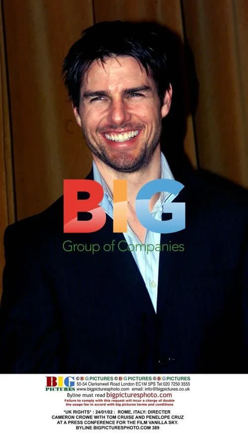 Tom Cruise and Penelope Cruz at "Vanilla Sky" Press Conference