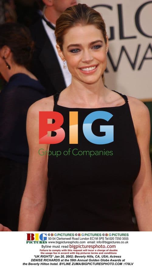 Denise Richards at 59th Golden Globes