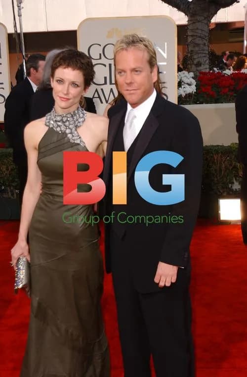 Leslie Hope & Kiefer Sutherland at Golden Globes
