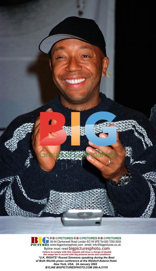 Russel Simmons at Best of Both Worlds press conference