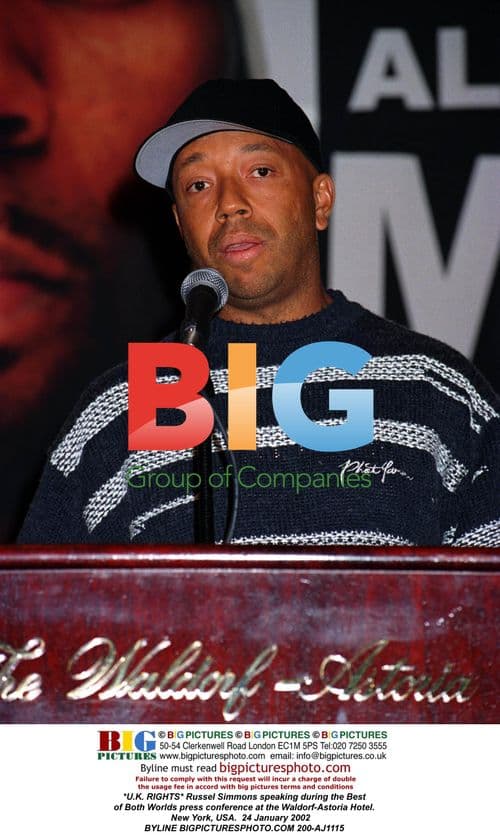 Russel Simmons at Best of Both Worlds Press Conference