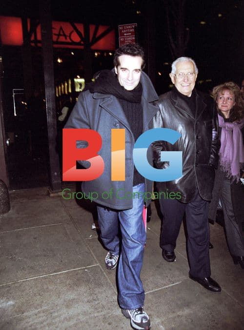 David Copperfield leaves Tao restaurant with parents