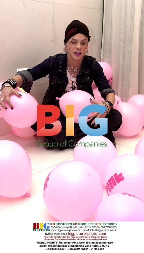 US singer Pink talks new album at St.Martins Lane hotel