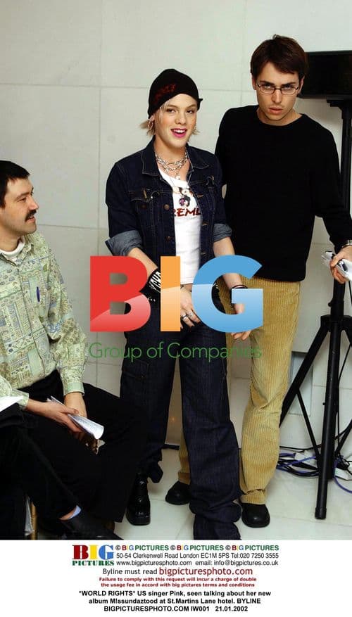 US singer Pink at St.Martins Lane hotel